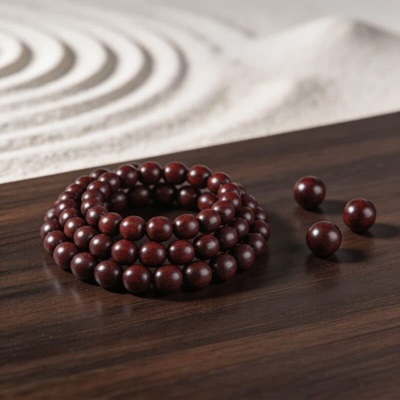 小叶紫檀108颗念珠手串