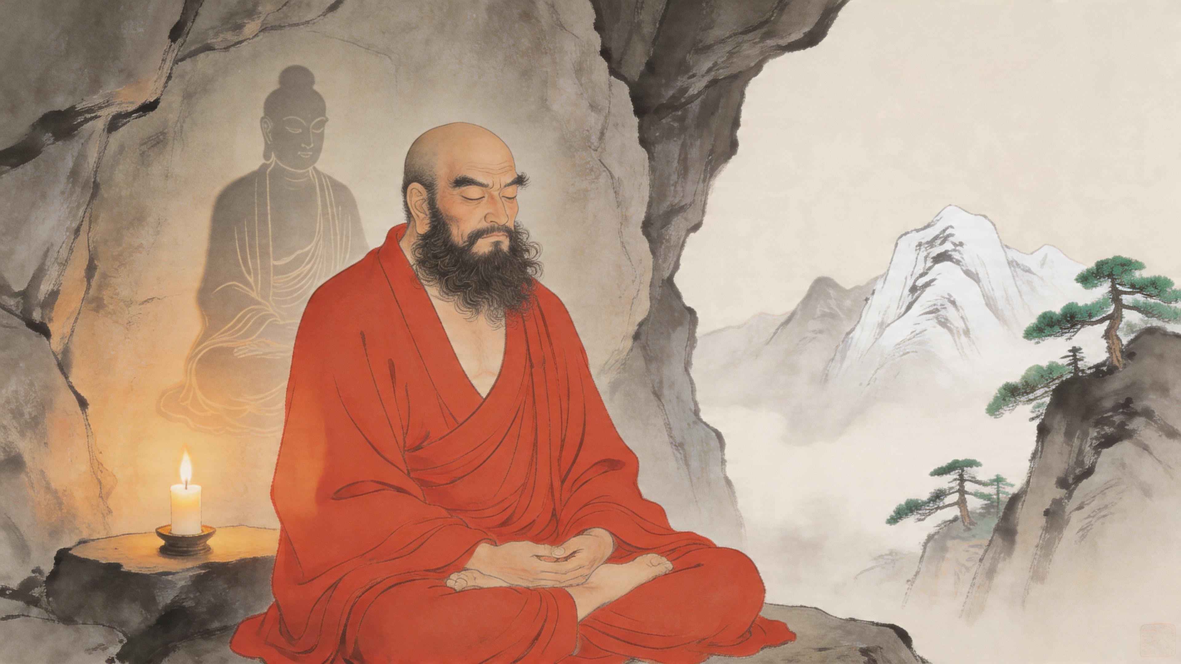 달마조사 · 9년 면벽