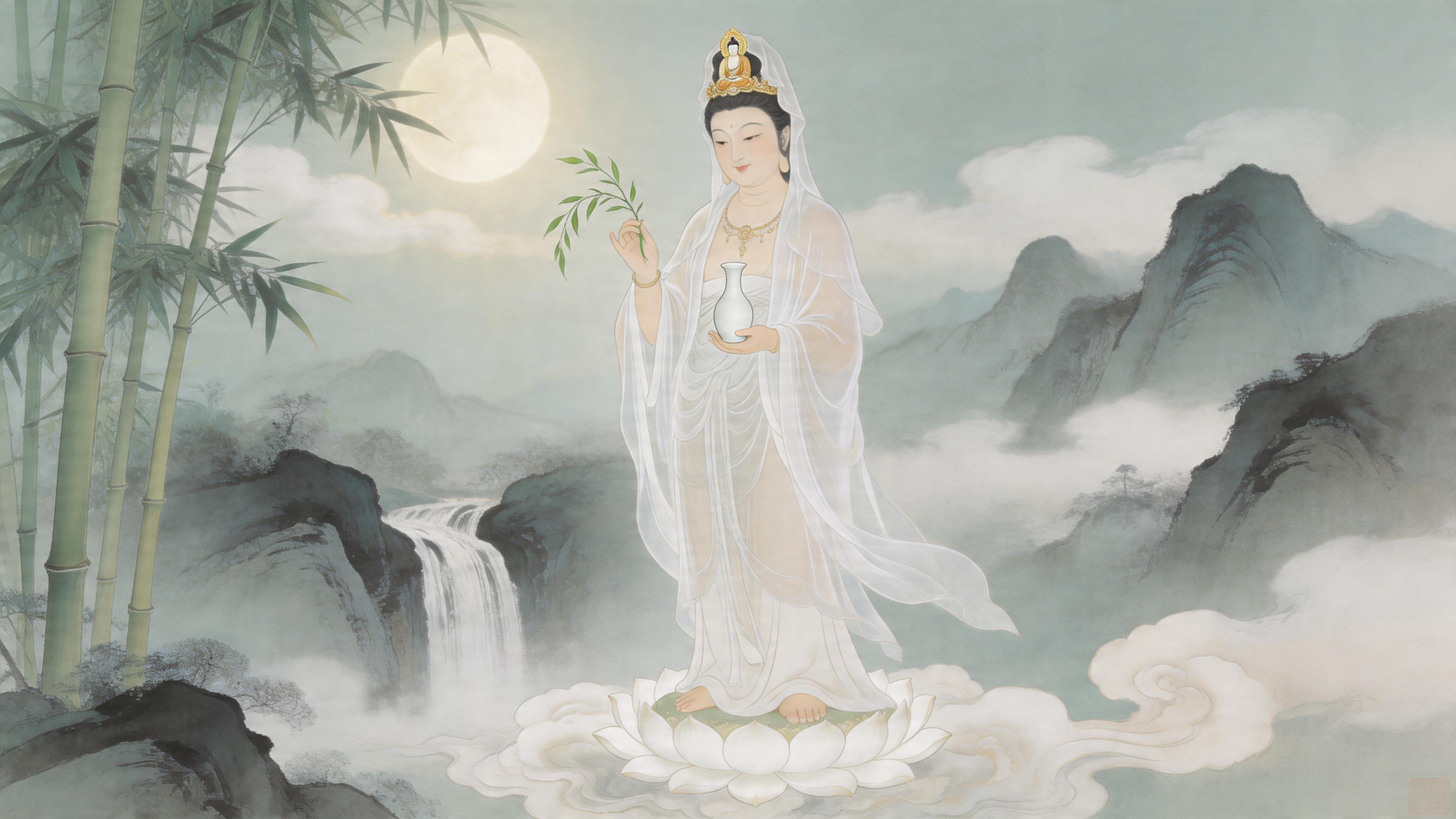 관세음보살 · 유지정수상