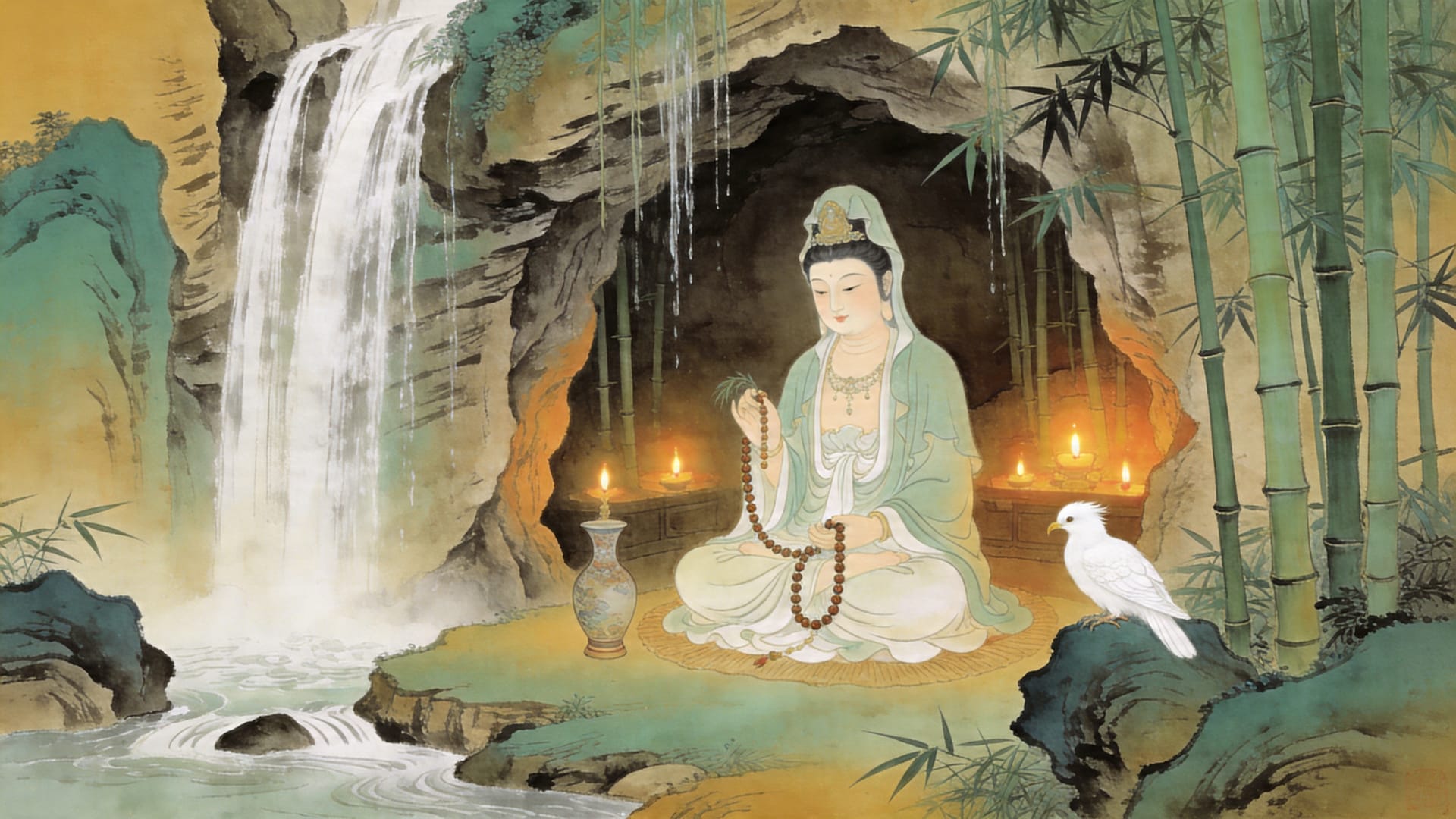 관음보살 · 죽림 선동