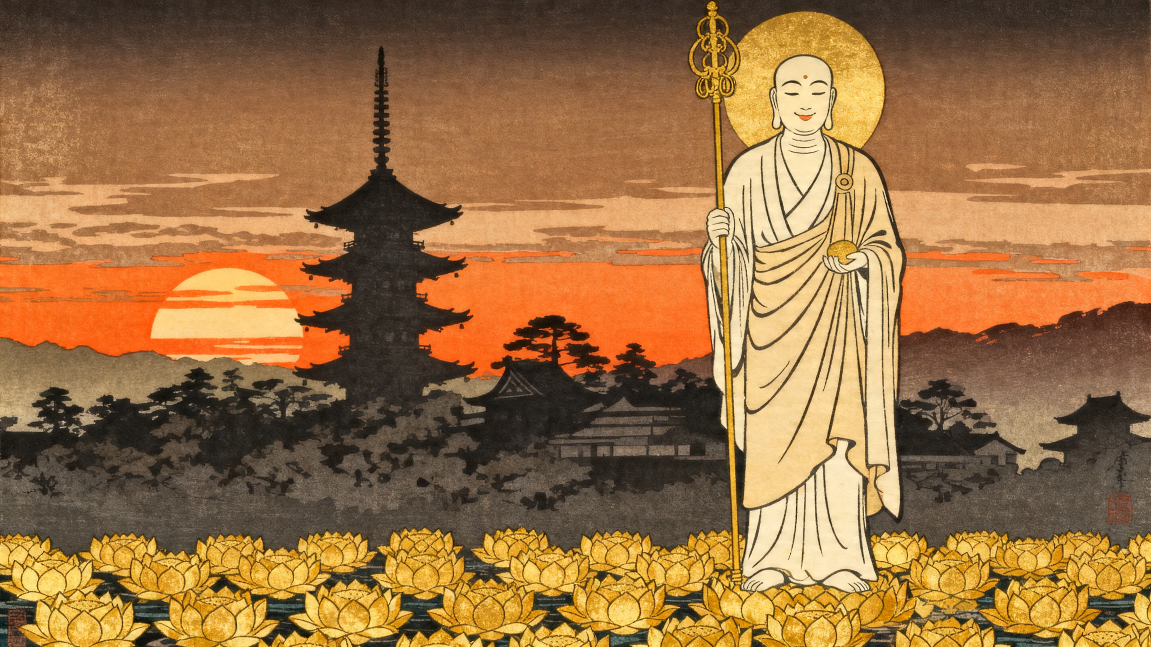 지장보살 · 금련만지