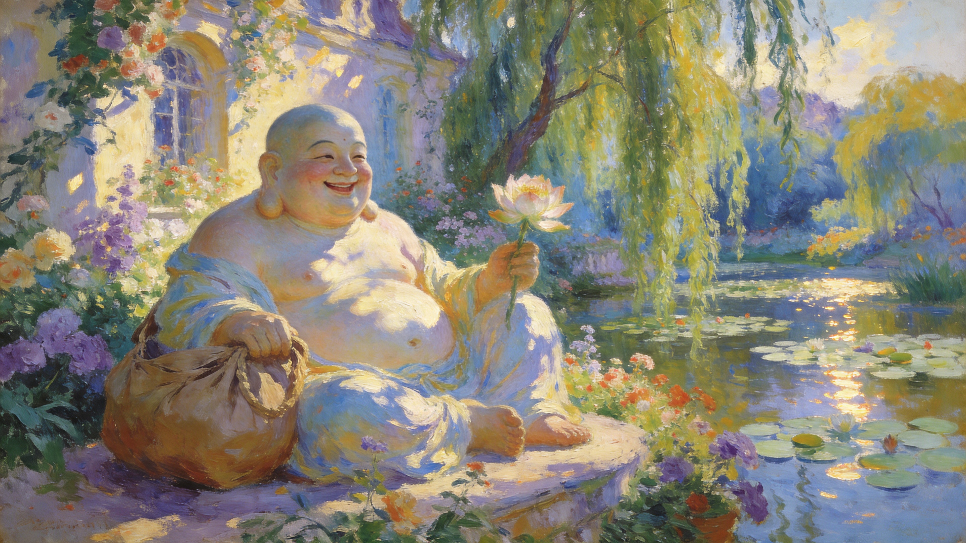 미륵보살 · 화원 설법