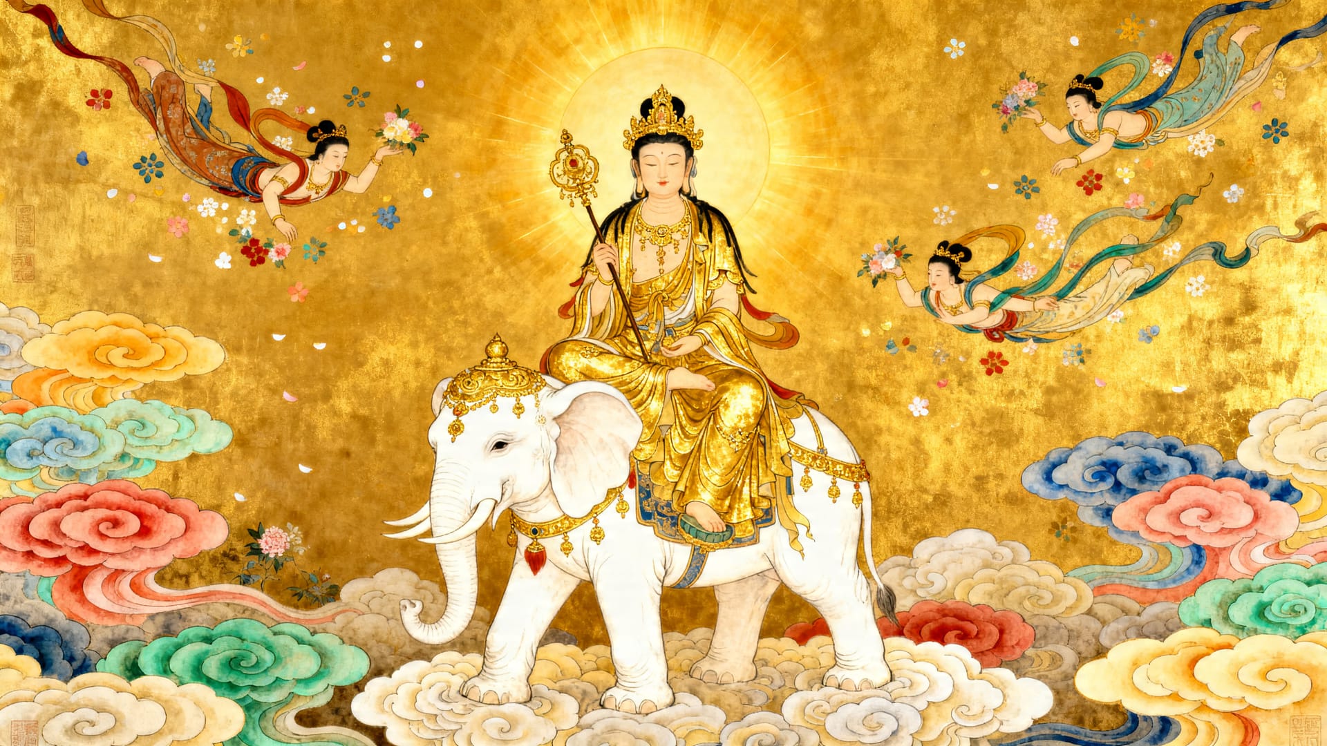 보현보살 · 육아백상