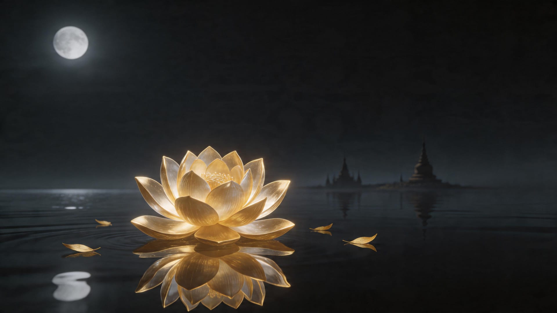 선 연꽃 · 한 송이에 우주를