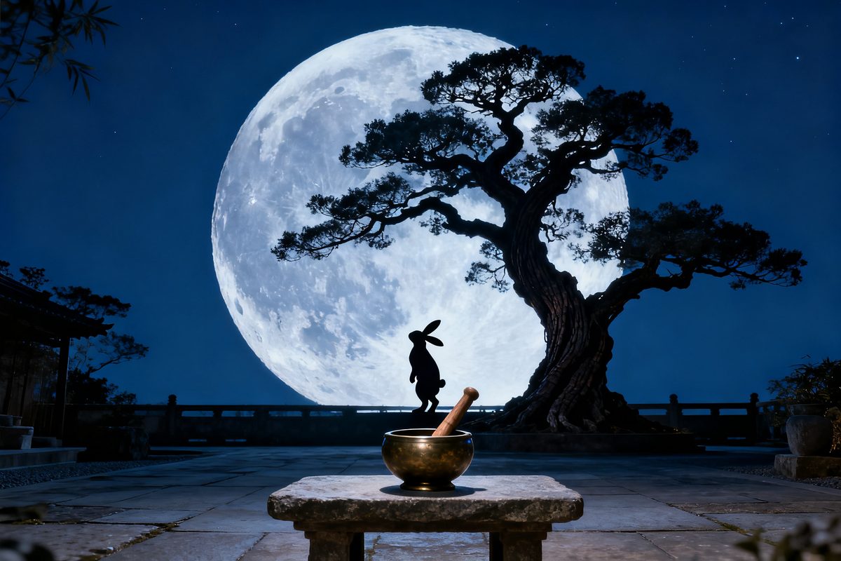 Before the Moon Landing, NASA Told the Astronauts to Watch Out for Chang''e and Her Rabbit