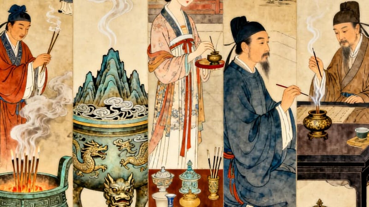 中国香道の歴史:祭祀から生活美学へ