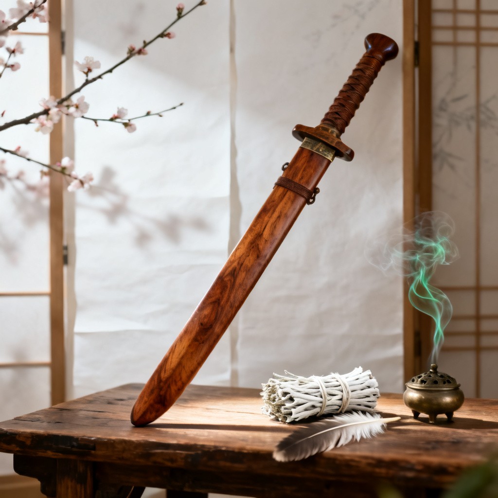 Westerners Burn Sage to Cleanse. Chinese People Hang Peach Wood.