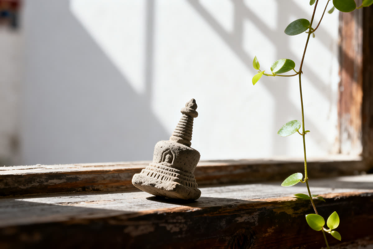 Ten Thousand Hidden Clay Stupas: Does Something Only Count When No One Sees It?